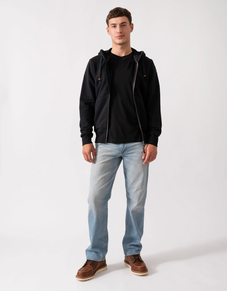 Charlie Easy Mens Hooded Sweatshirt - Black 541