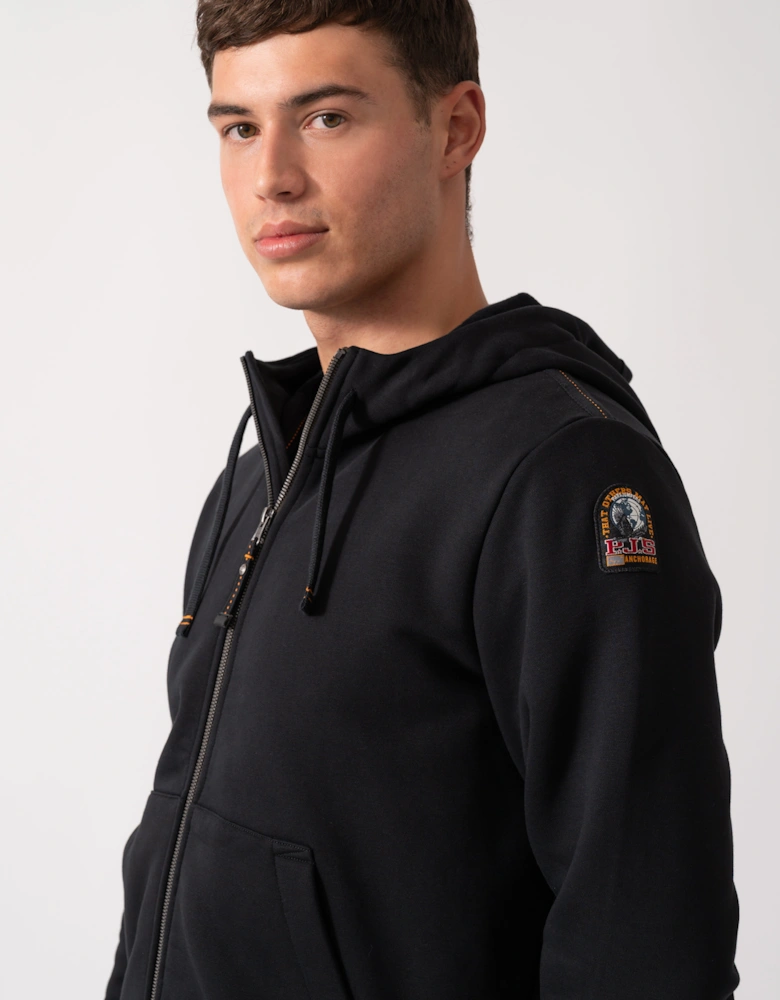 Charlie Easy Mens Hooded Sweatshirt - Black 541