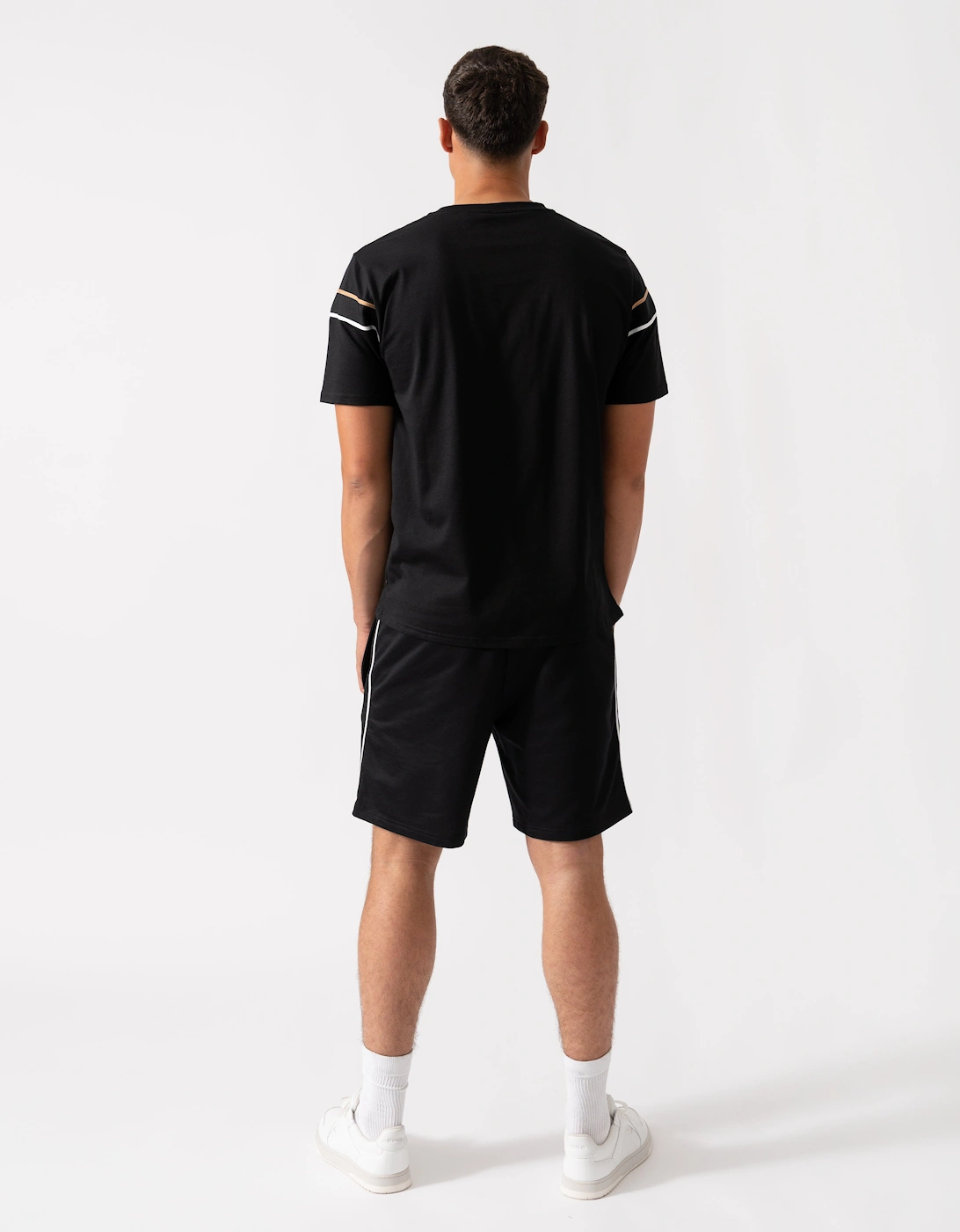 BOSS Orange Mens Iconic Loungewear Shorts 50545595 - Black 001