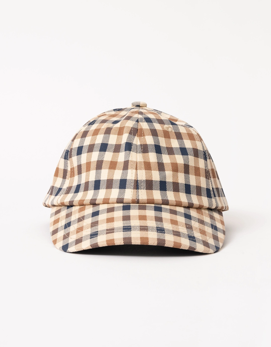 Merino Baseball Cap - Club Check 28