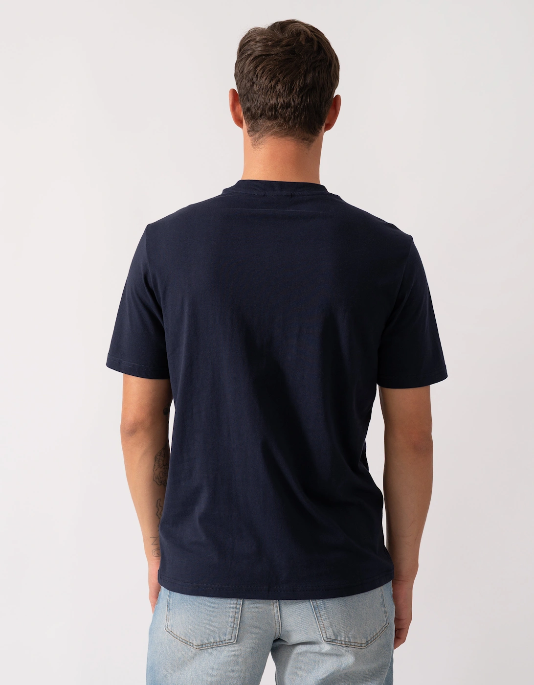 Drapeau Mens Short Sleeve T-Shirt - Blue Marine 176