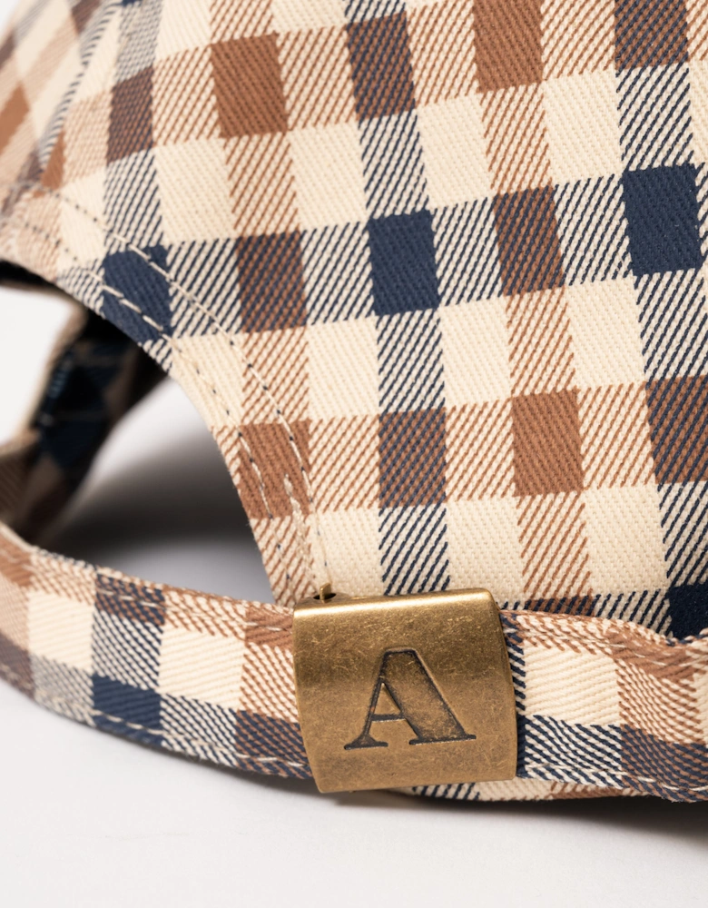 Merino Baseball Cap - Club Check 28