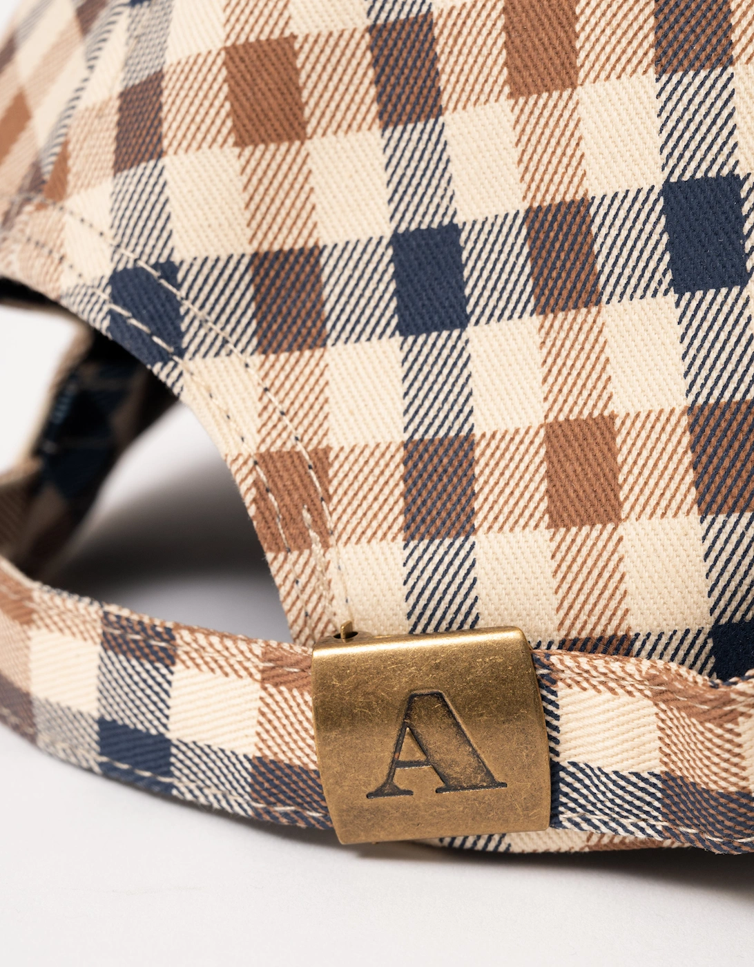 Merino Baseball Cap - Club Check 28