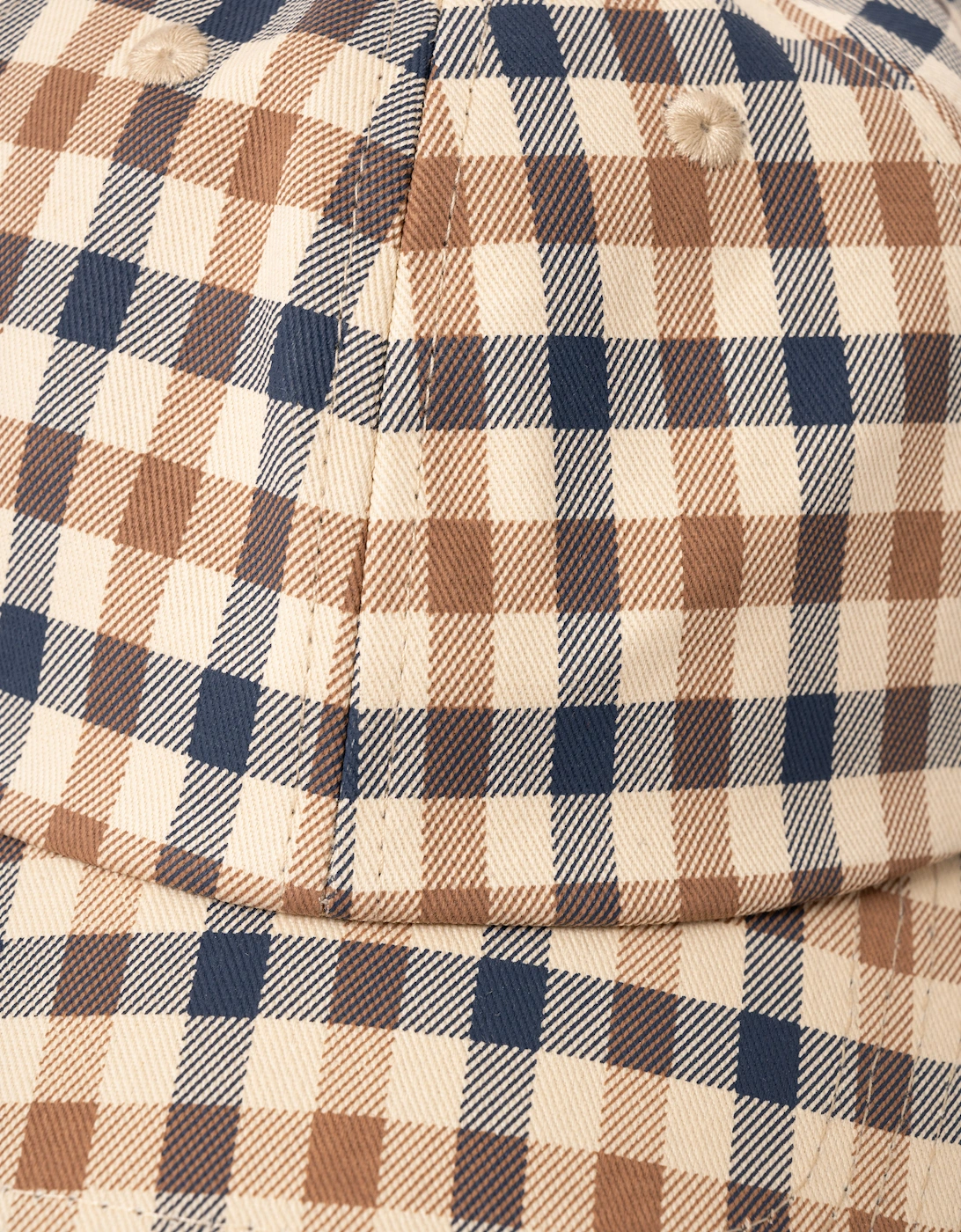 Merino Baseball Cap - Club Check 28