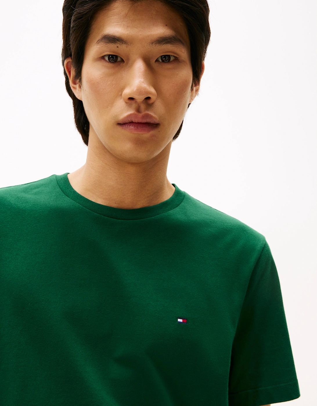 Essential Seasonal Regular Fit Solid Mens T-Shirt - Ornamental Green