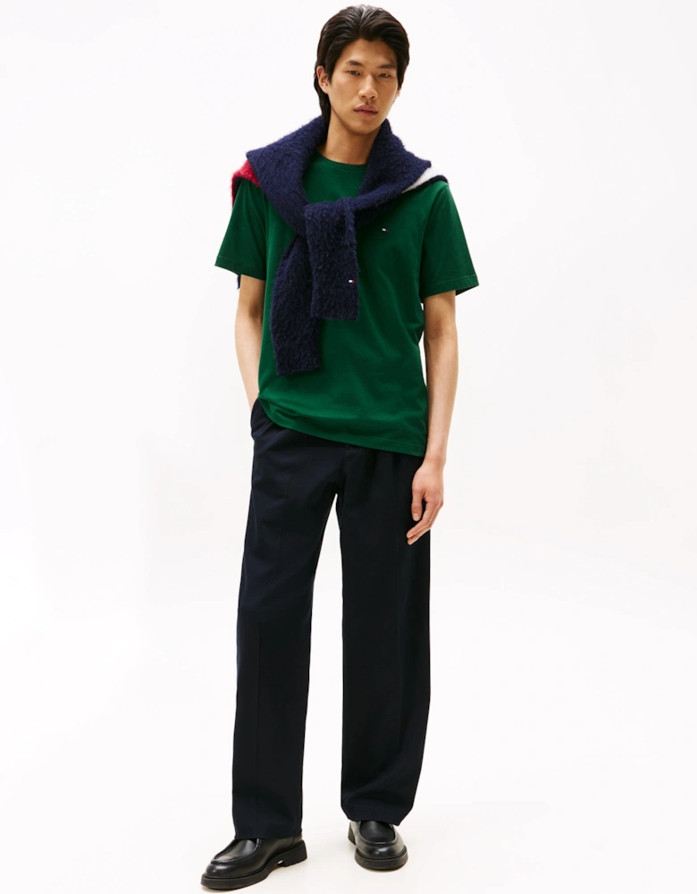 Essential Seasonal Regular Fit Solid Mens T-Shirt - Ornamental Green