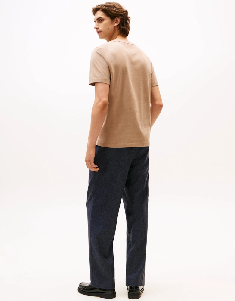 Essential Seasonal Regular Fit Solid Mens T-Shirt - Coastal Taupe