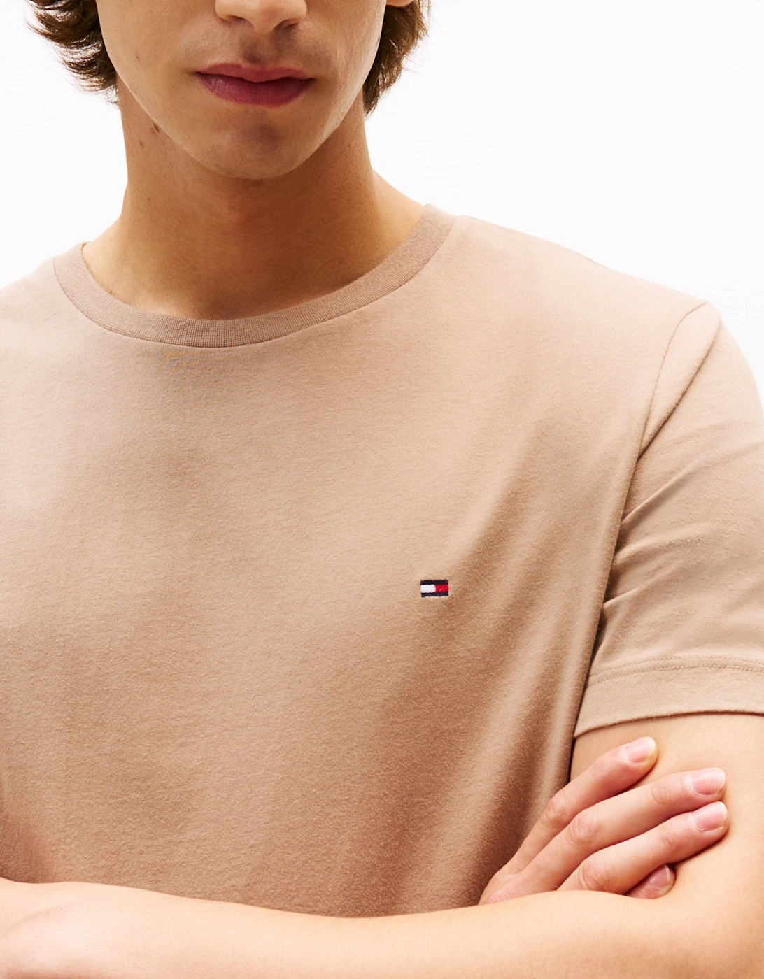 Essential Seasonal Regular Fit Solid Mens T-Shirt - Coastal Taupe
