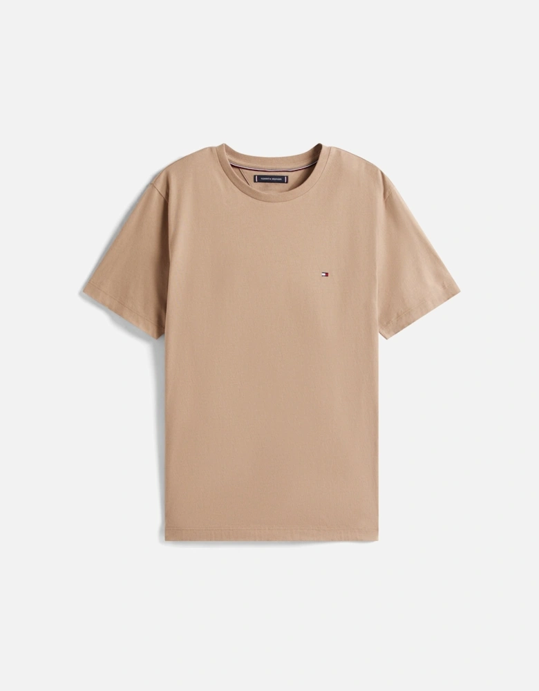 Essential Seasonal Regular Fit Solid Mens T-Shirt - Coastal Taupe