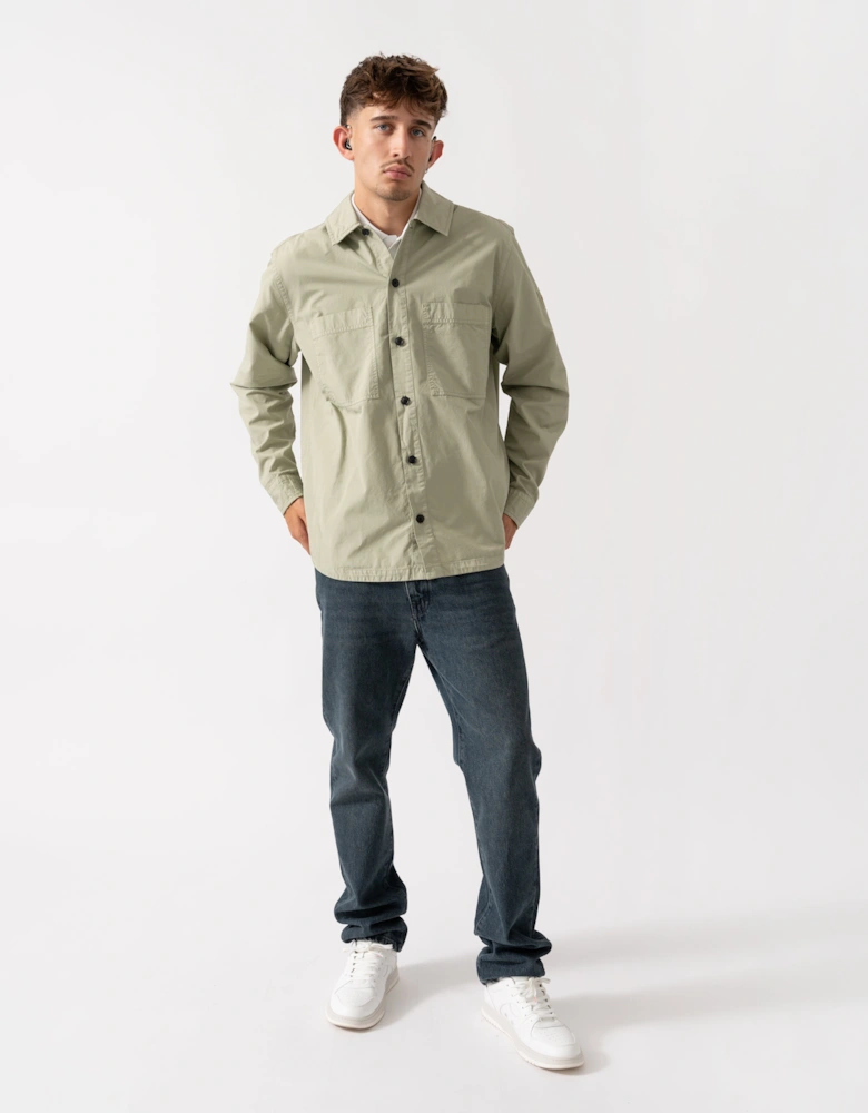 BOSS Orange Locky 2 Mens Overshirt 50543519 - Open Green 370