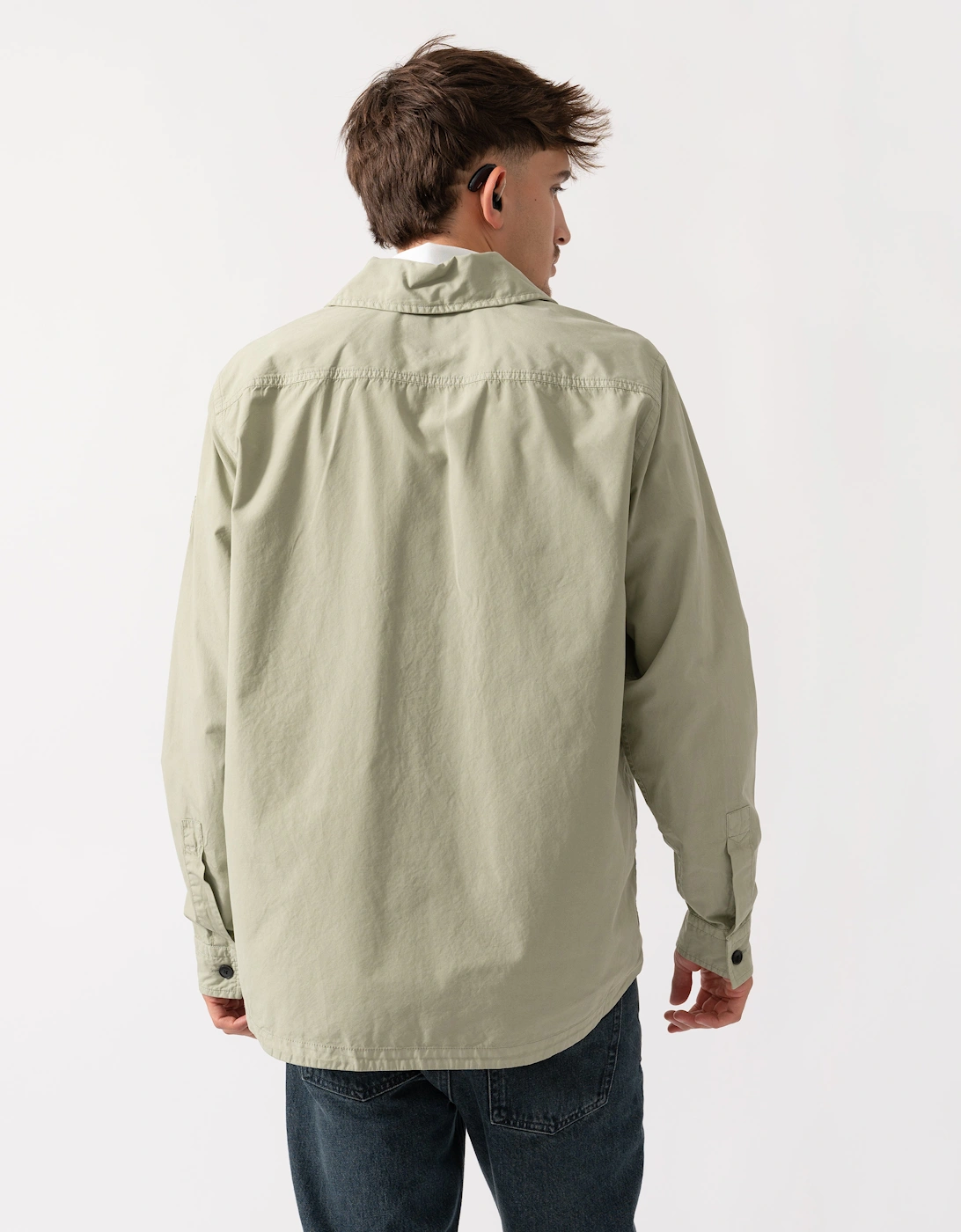 BOSS Orange Locky 2 Mens Overshirt 50543519 - Open Green 370
