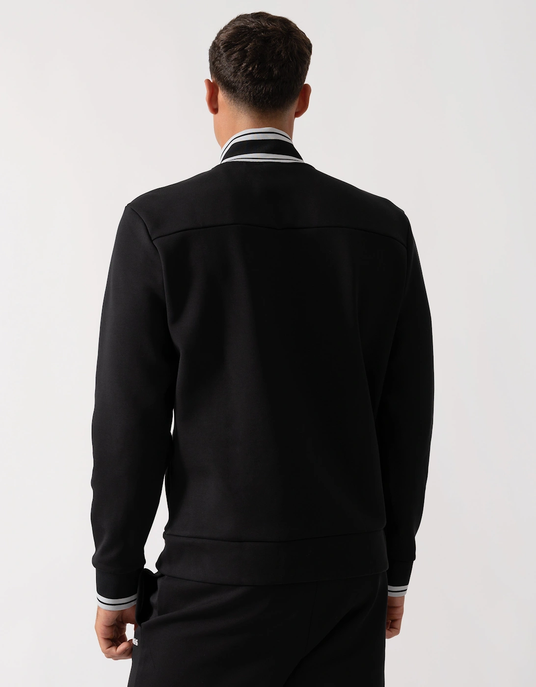 BOSS Green Zone Mens Full Zip Sweatshirt - Black 001