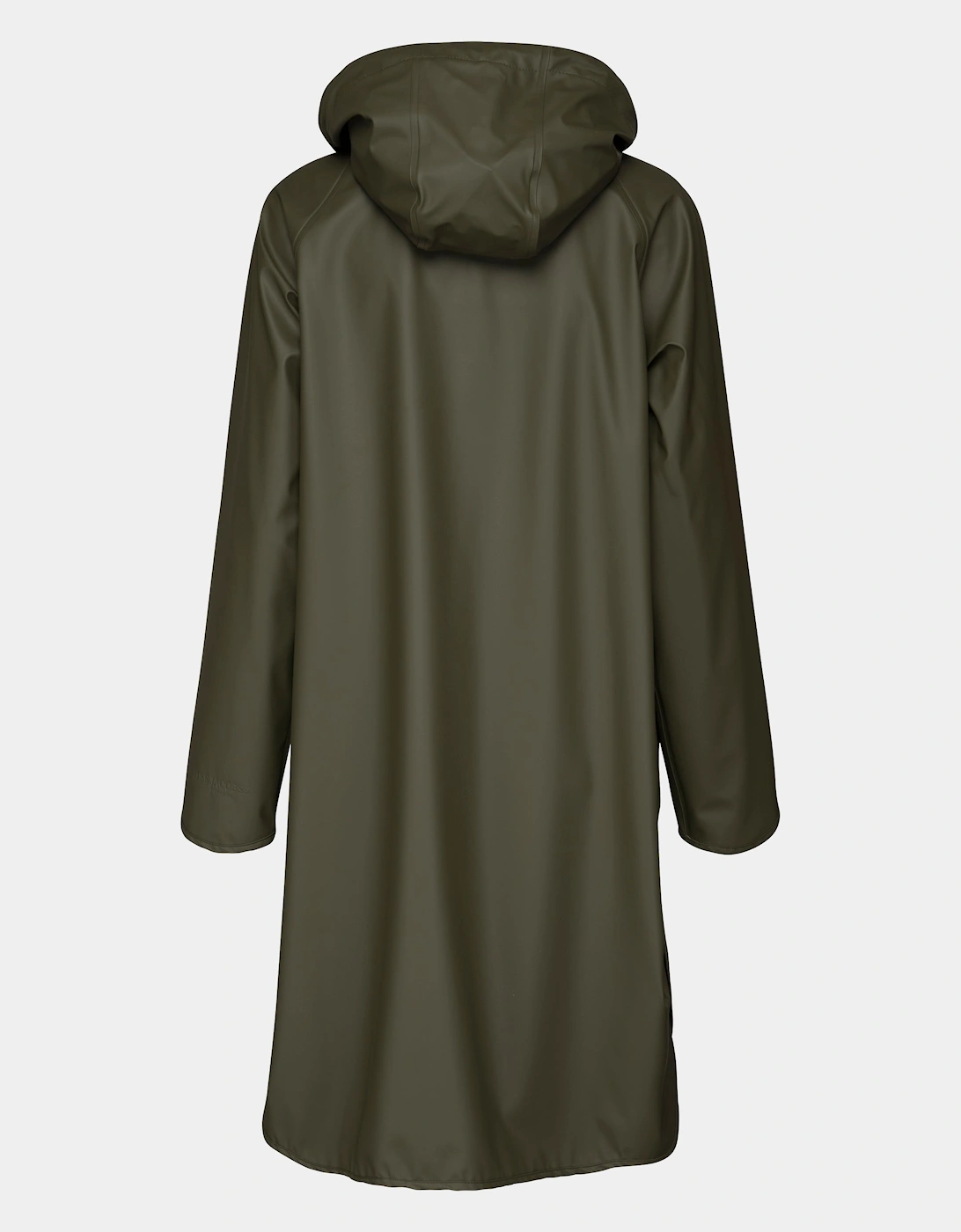 Rain Womens A-Line Rubberised Raincoat - Army 410