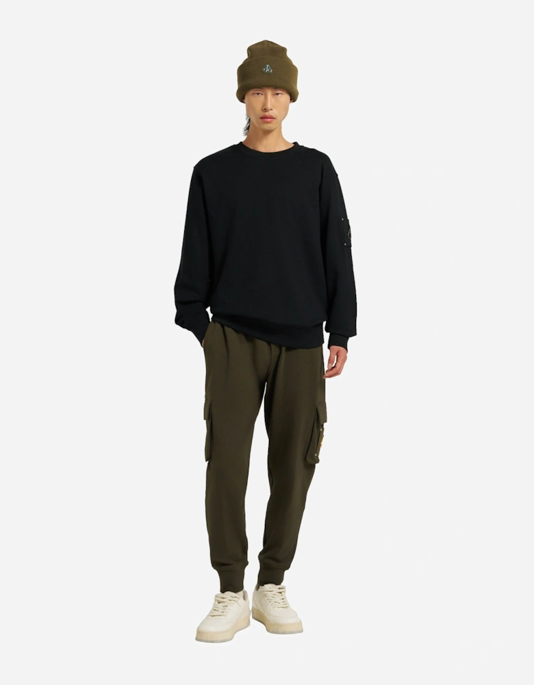 Hartsfield Mens Crew Neck Sweatshirt - Black 292