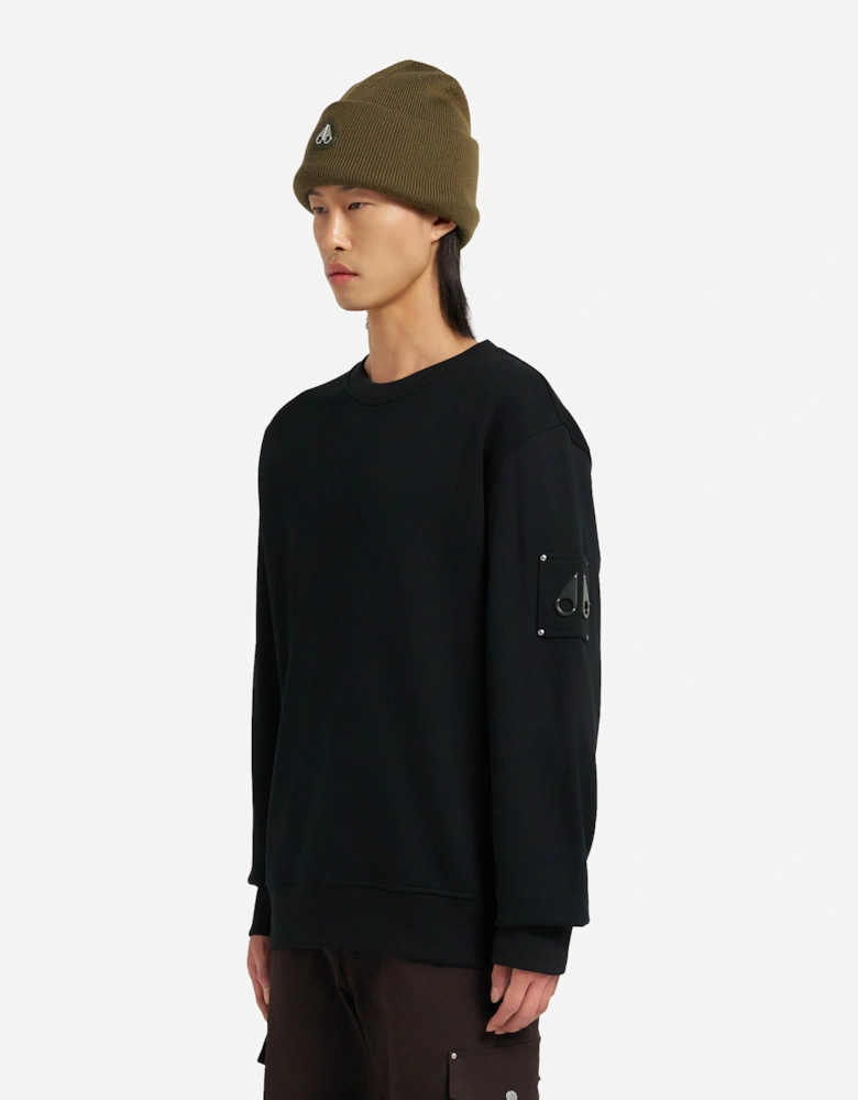 Hartsfield Mens Crew Neck Sweatshirt - Black 292