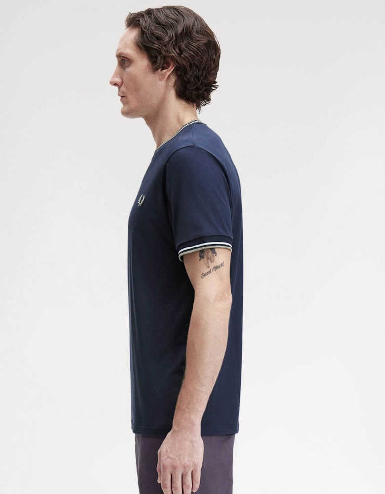 Mens Twin Tipped T-Shirt - Dark Airforce/Light Ice/Bayleaf Z47