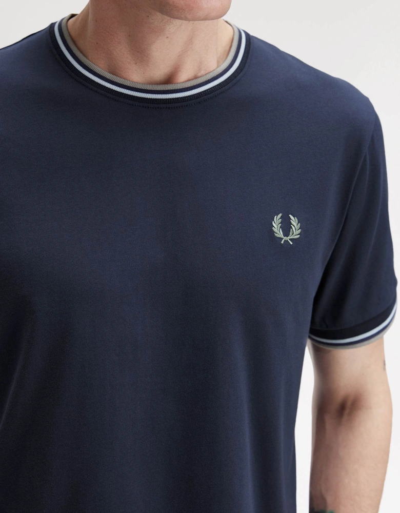 Mens Twin Tipped T-Shirt - Dark Airforce/Light Ice/Bayleaf Z47