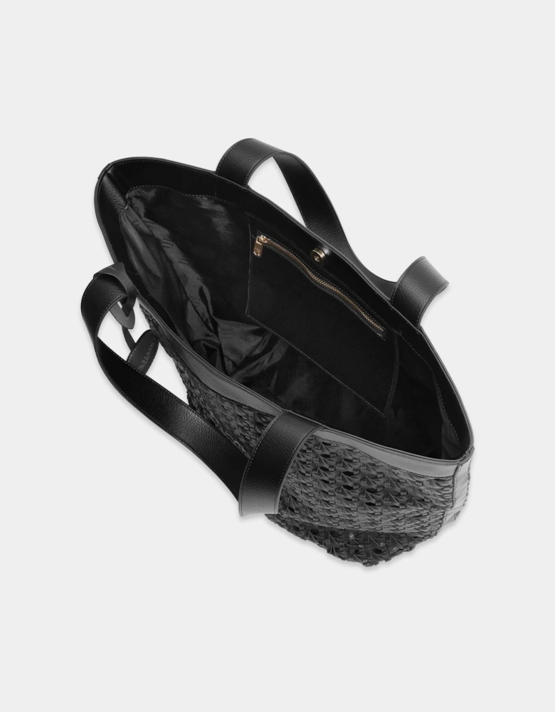 Braid Womens Braided Shopper - Black Black 001001