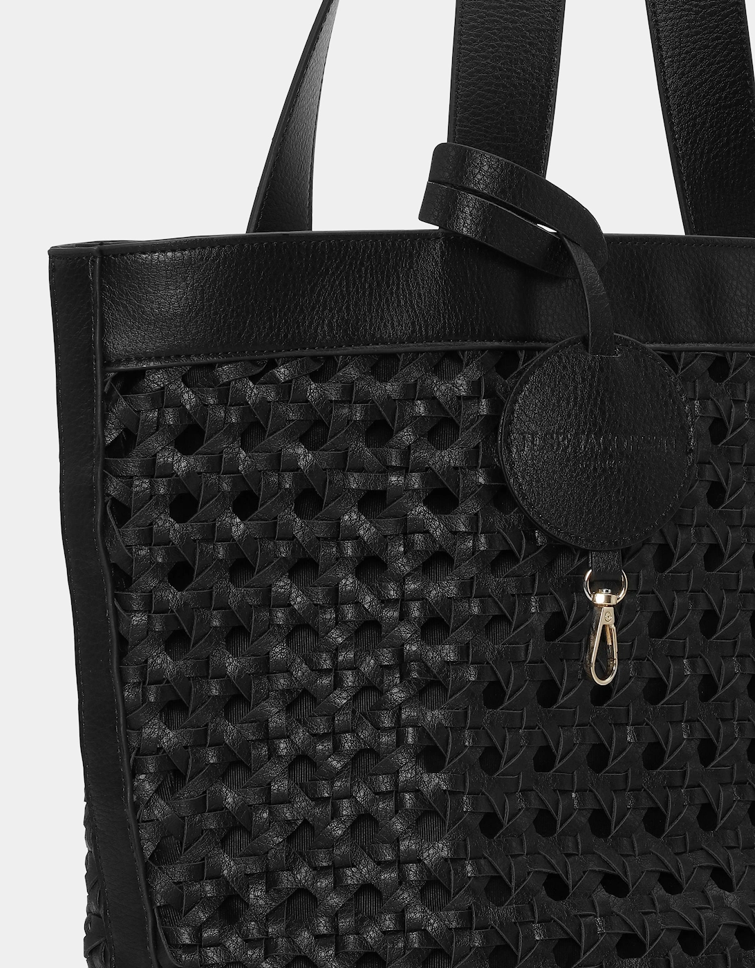 Braid Womens Braided Shopper - Black Black 001001