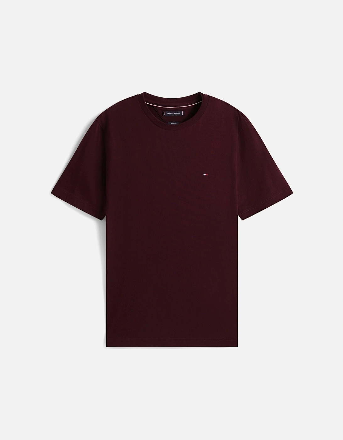 Essential Seasonal Regular Fit Solid Mens T-Shirt - Deep Burgundy