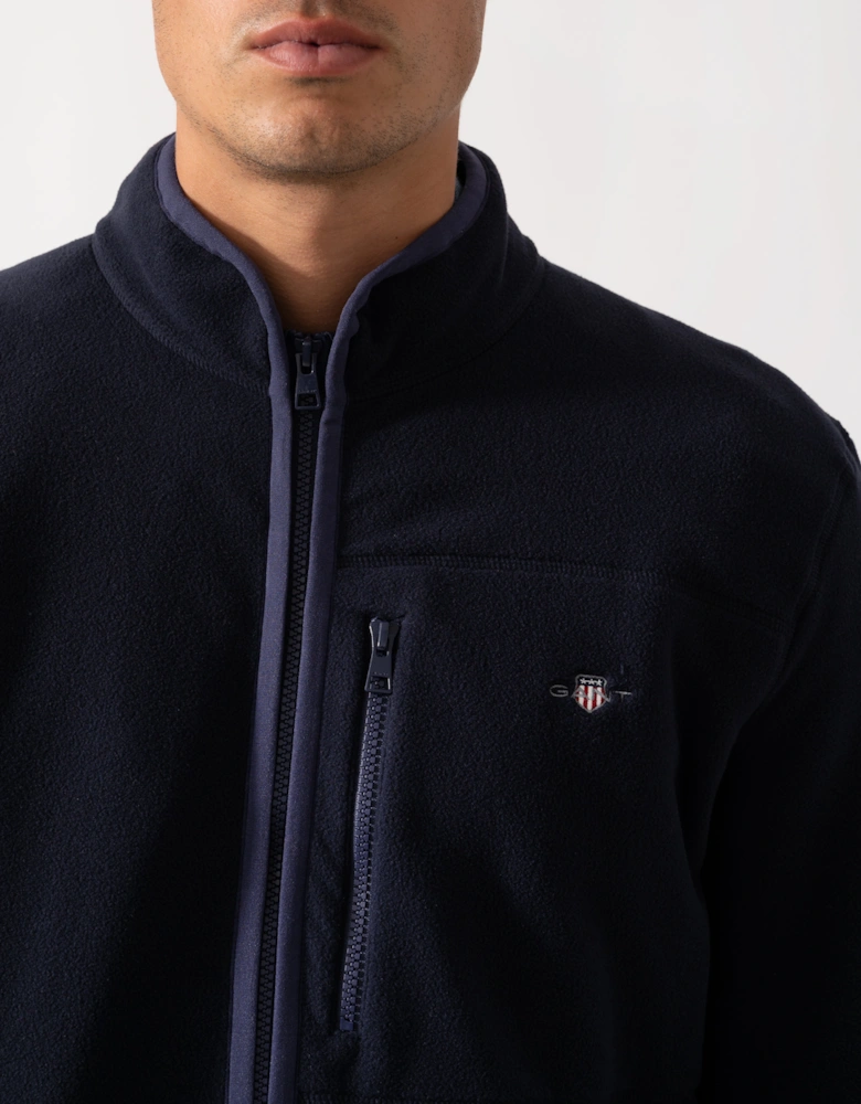 Mens Micro Fleece Jacket - 433 Evening Blue