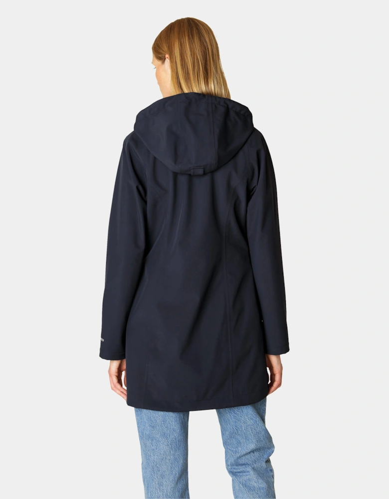 Daybreak Womens Softshell Raincoat - Dark Indigo 660