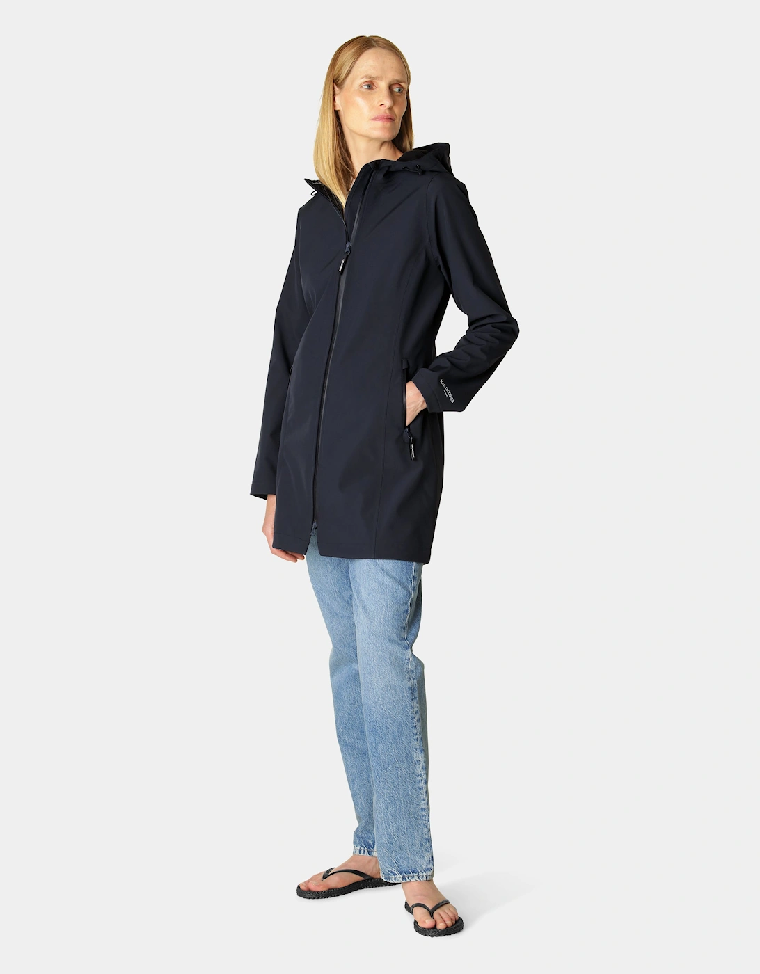 Daybreak Womens Softshell Raincoat - Dark Indigo 660