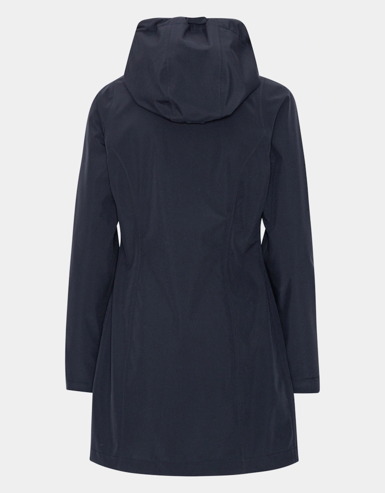 Daybreak Womens Softshell Raincoat - Dark Indigo 660