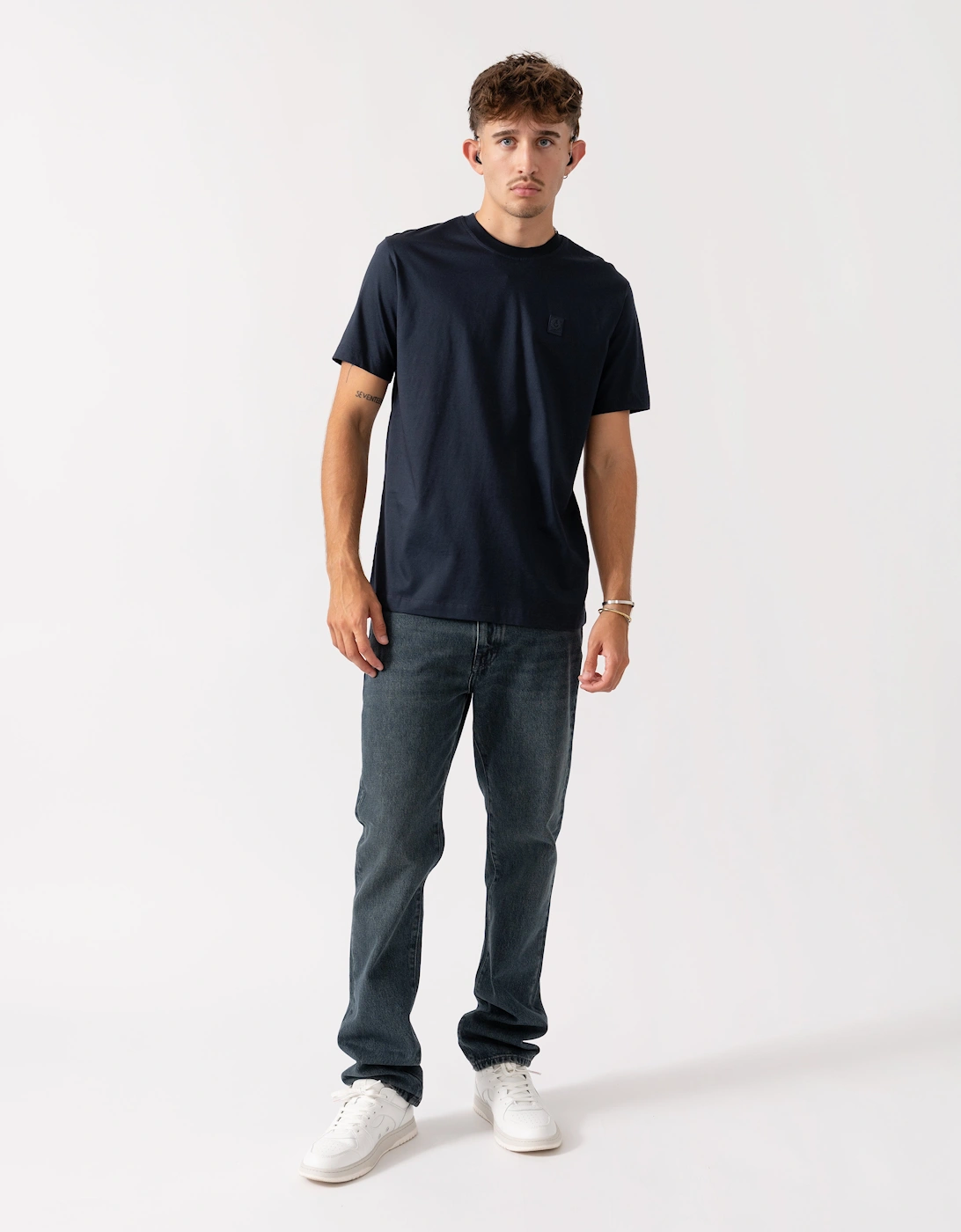 Steel Mens T-Shirt - Dark Ink