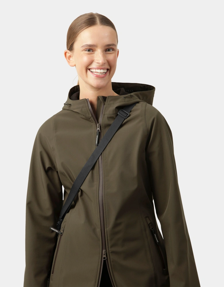 Daybreak Womens Softshell Raincoat - Army 410