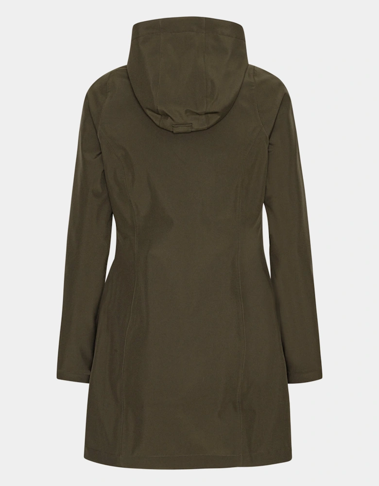 Daybreak Womens Softshell Raincoat - Army 410