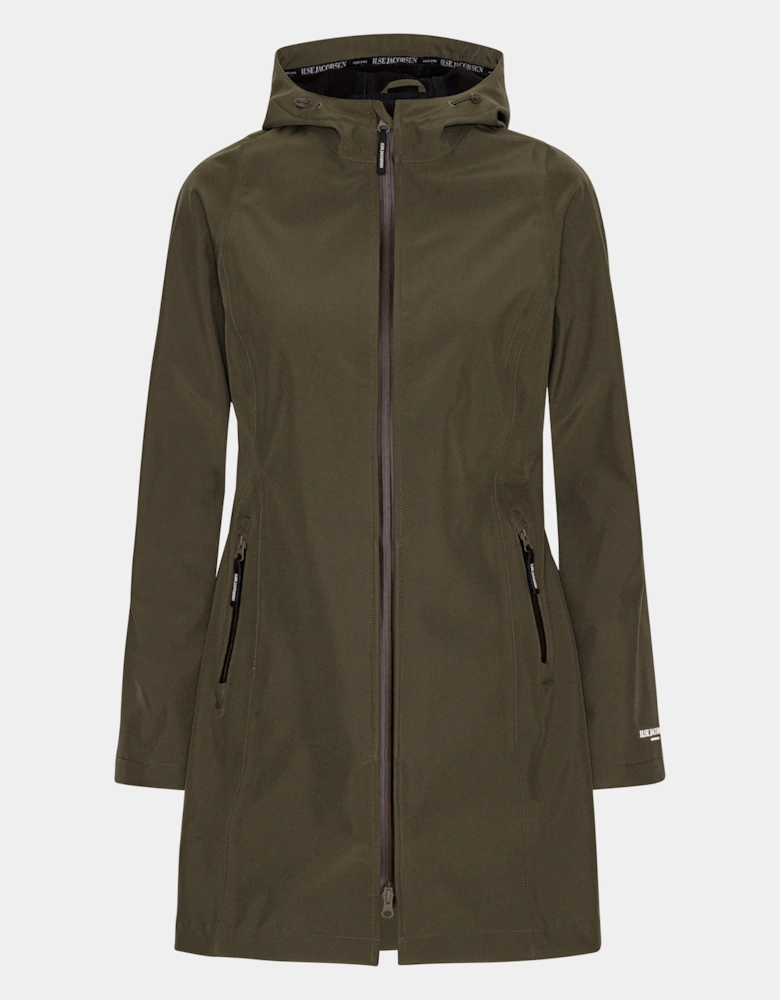 Daybreak Womens Softshell Raincoat - Army 410