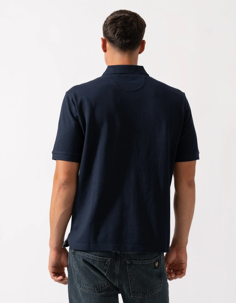 Mens Iconic Insert Polo - Navy 11
