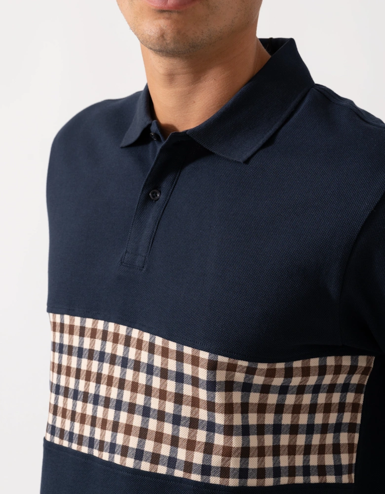 Mens Iconic Insert Polo - Navy 11