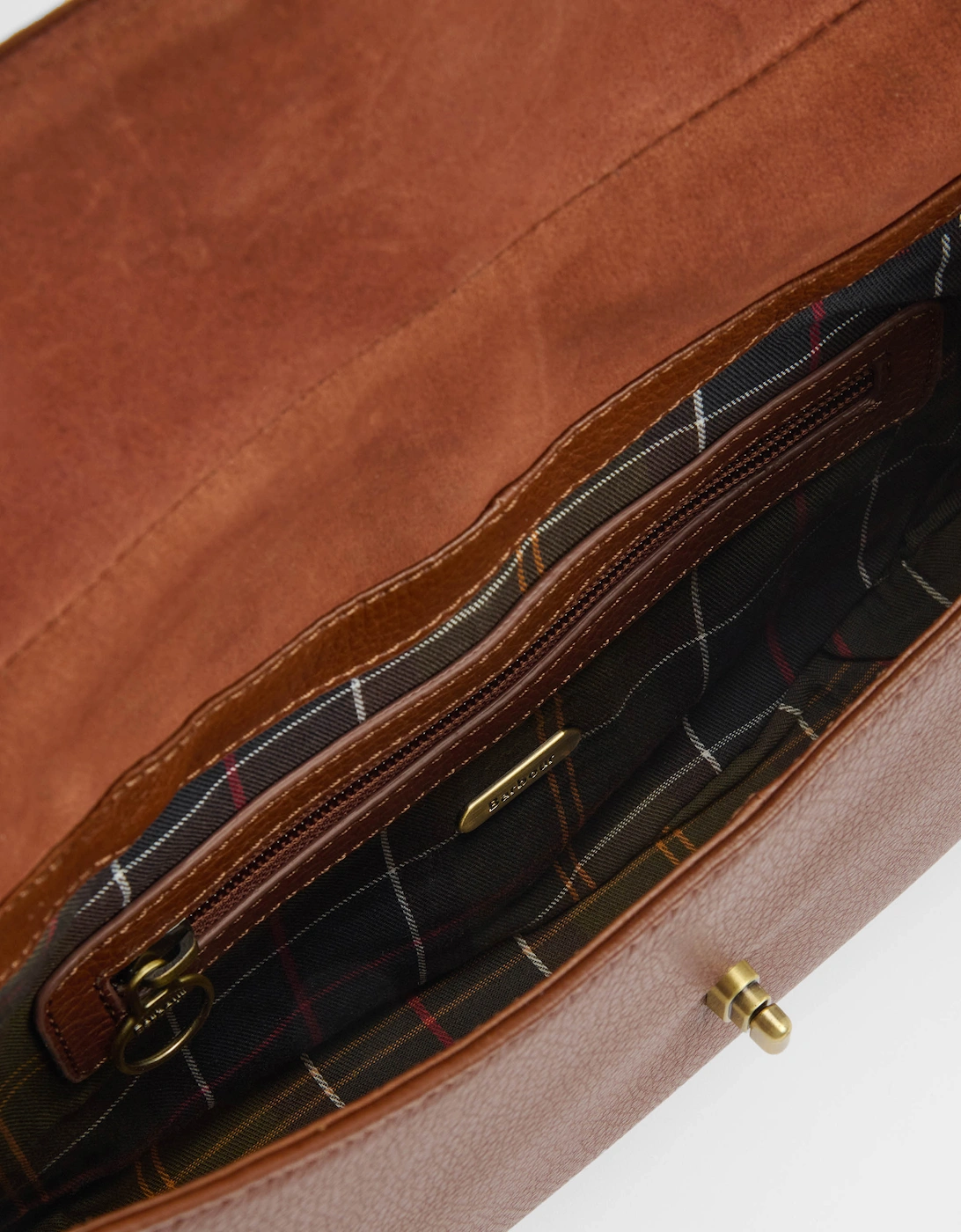 Alder Womens Leather Sling Bag - Brown
