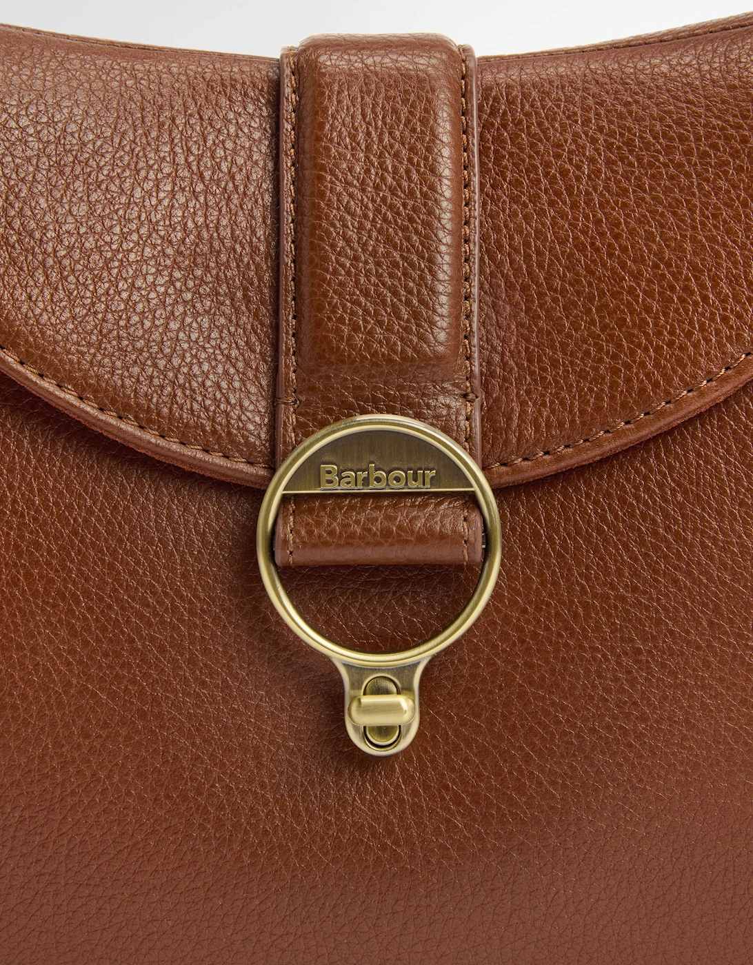 Alder Womens Leather Sling Bag - Brown
