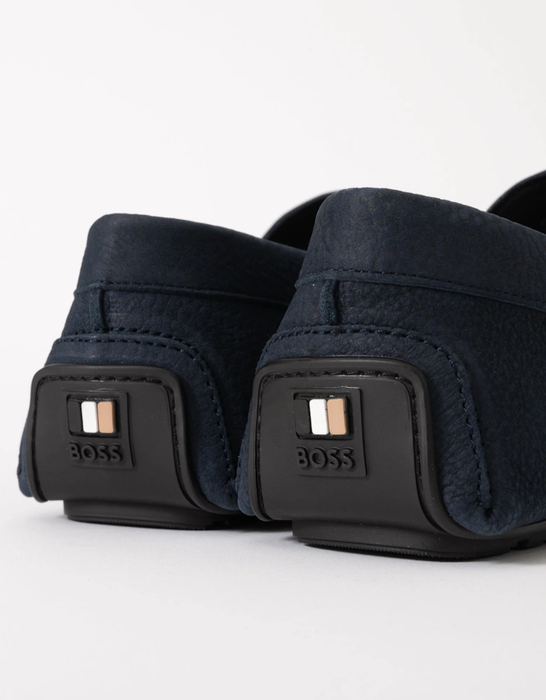 BOSS Orange Noel Mens Moccasins 50548116 - Dark Blue 402