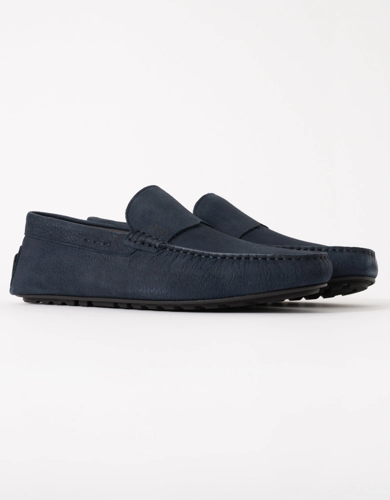 BOSS Orange Noel Mens Moccasins 50548116 - Dark Blue 402