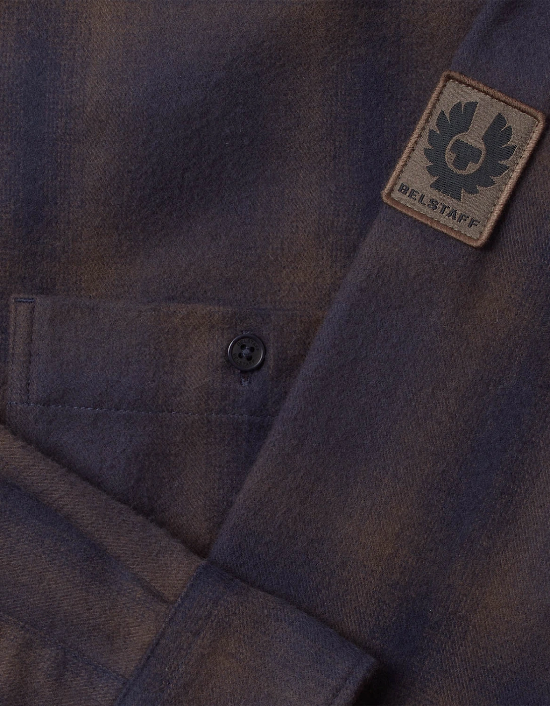 Outpost Mens Flannel Shirt - Major Brown/Dark Ink/Charcoal