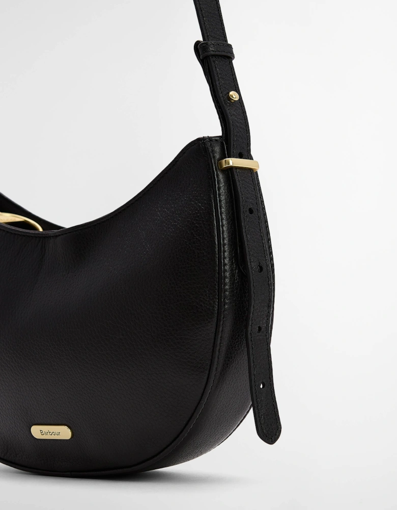Sorrel Womens Leather Sling Bag - Black
