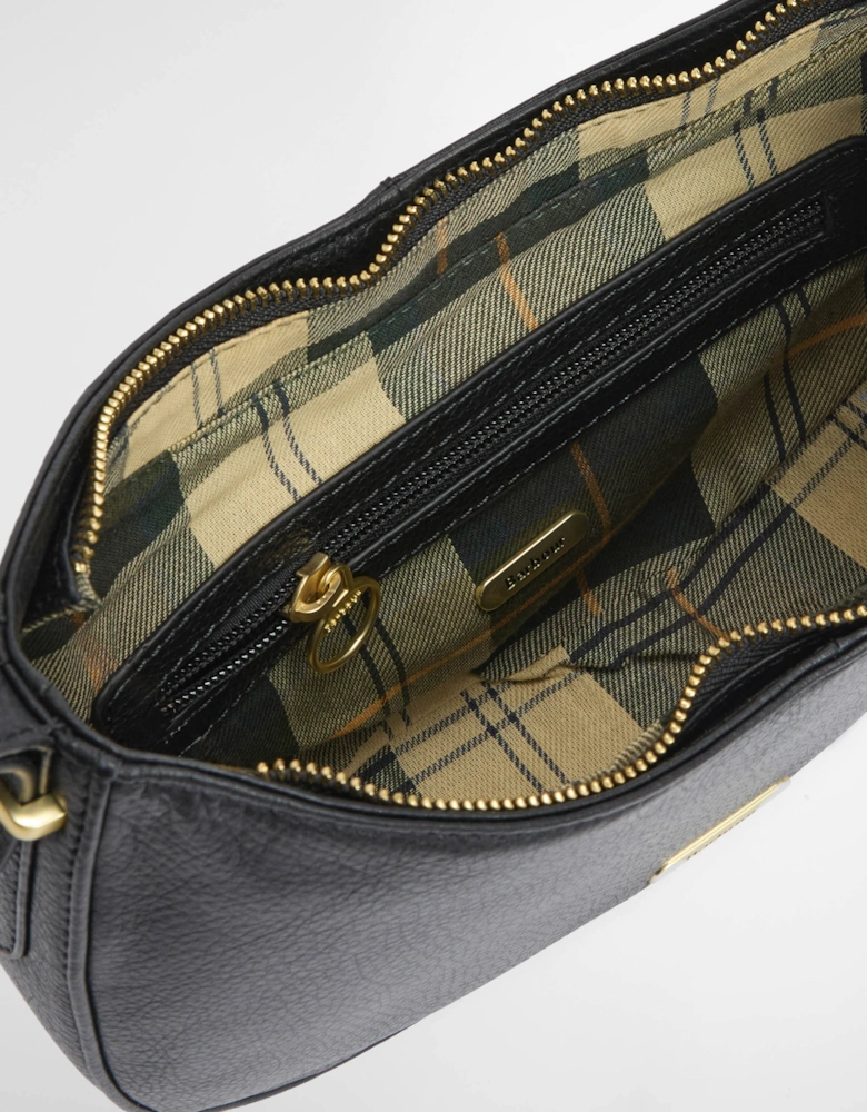 Sorrel Womens Leather Sling Bag - Black
