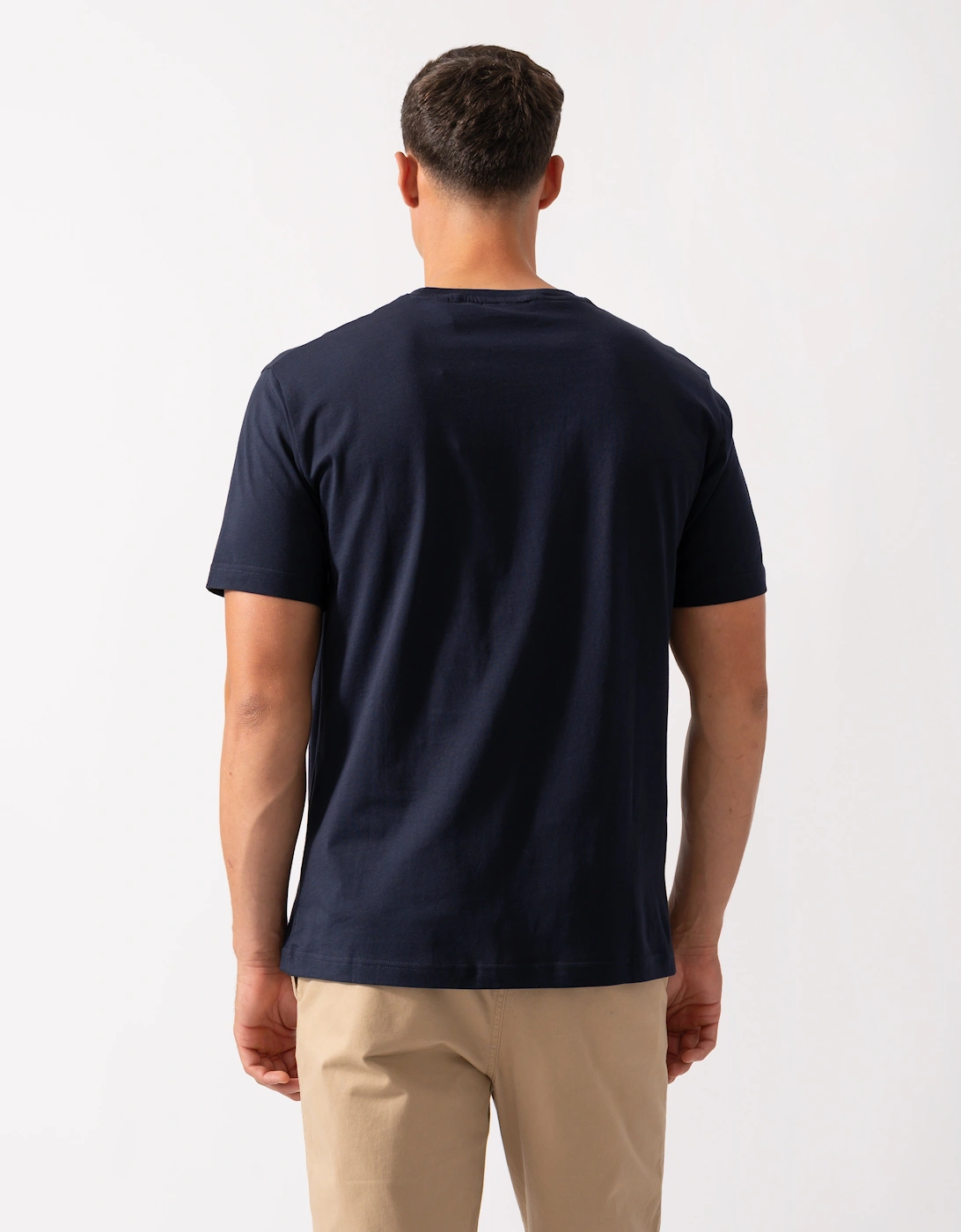 Mens Short Sleeve Archive Shield T-Shirt - 433 Evening Blue