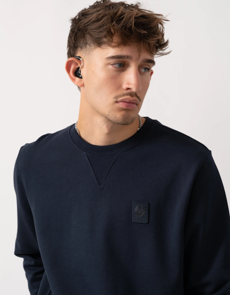 Curator Mens Crewneck Sweatshirt - Dark Ink