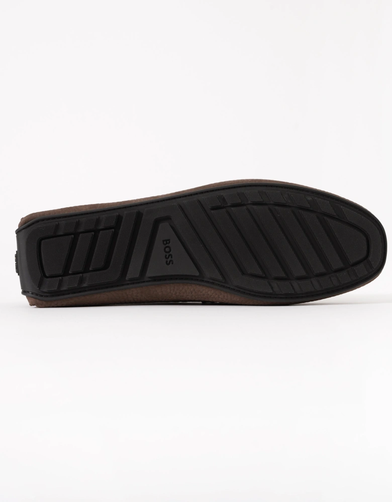 BOSS Orange Noel Mens Moccasins 50548116 - Dark Brown 205