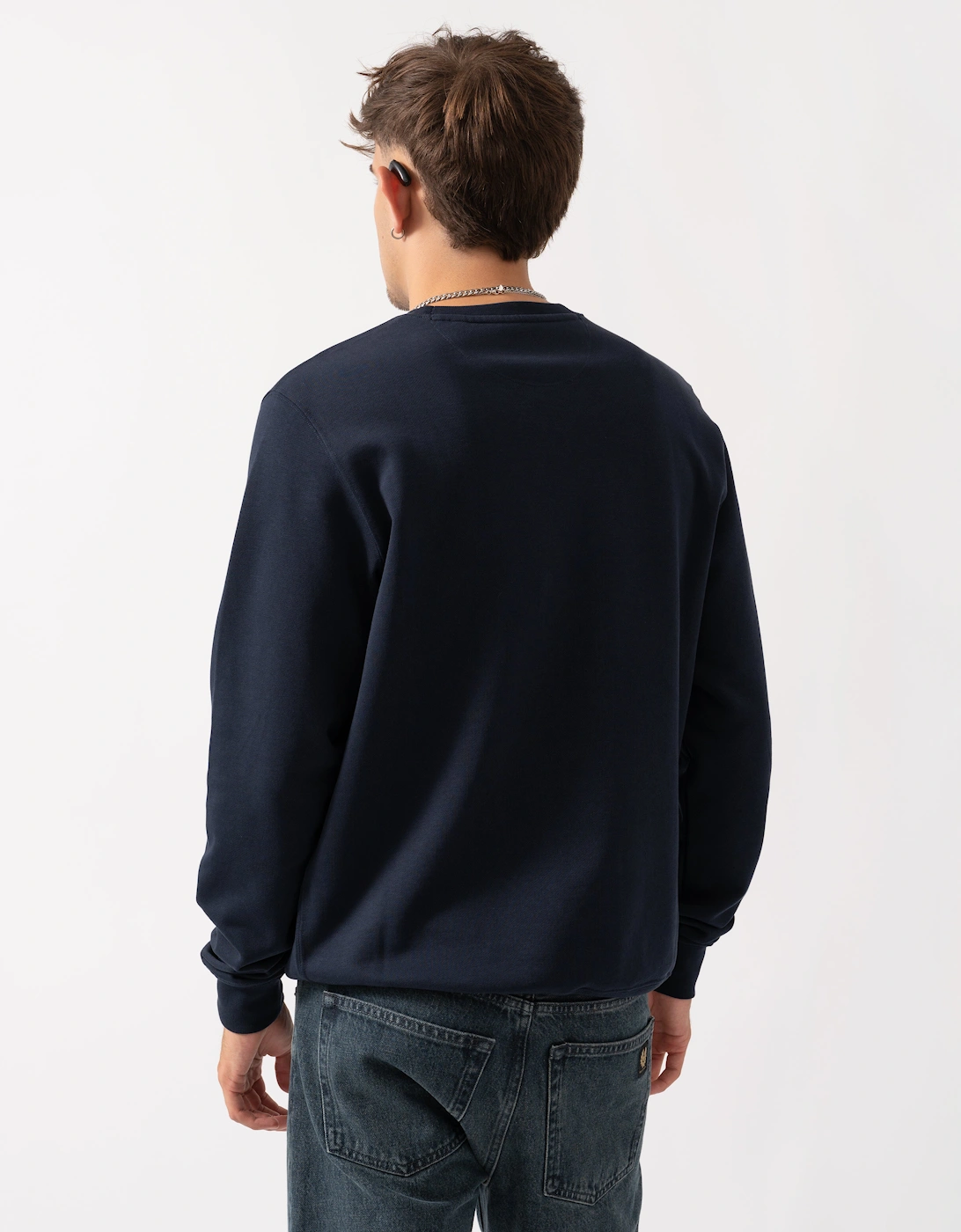Curator Mens Crewneck Sweatshirt - Dark Ink