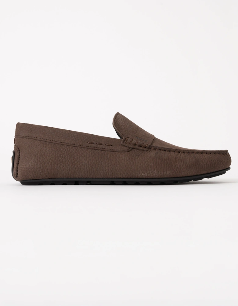 BOSS Orange Noel Mens Moccasins 50548116 - Dark Brown 205