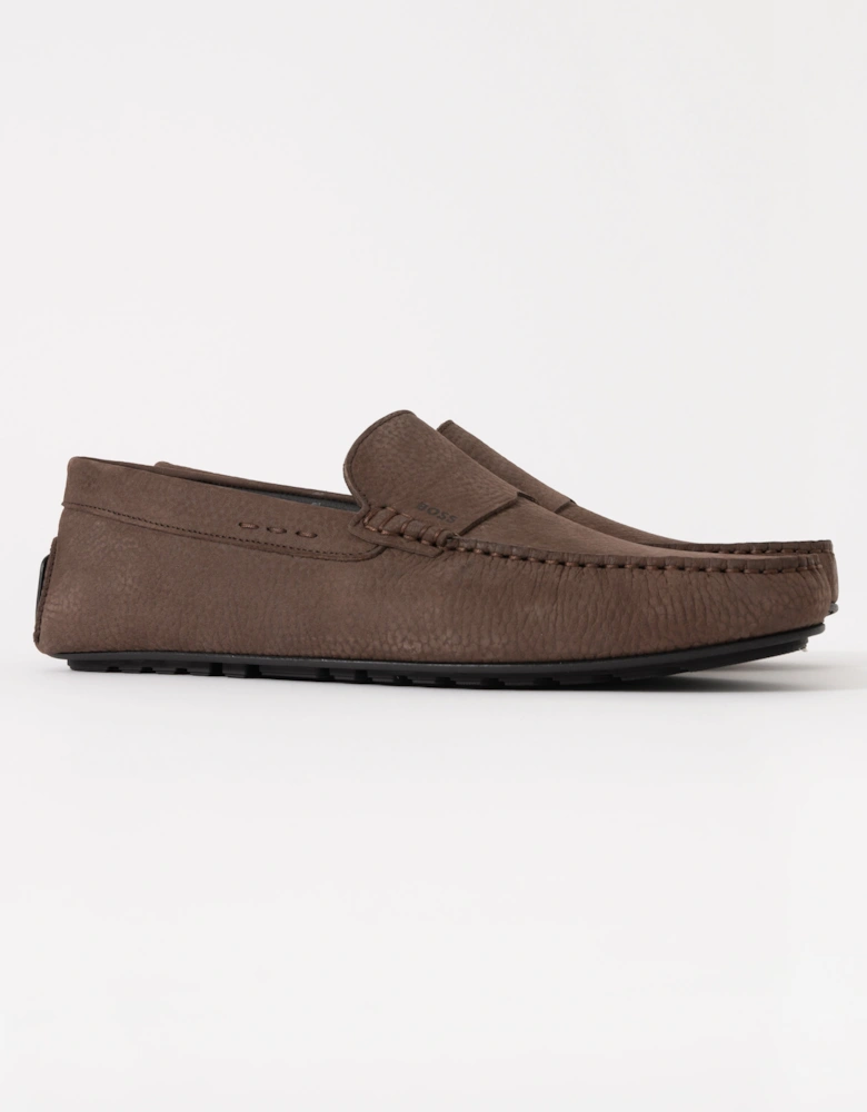 BOSS Orange Noel Mens Moccasins 50548116 - Dark Brown 205