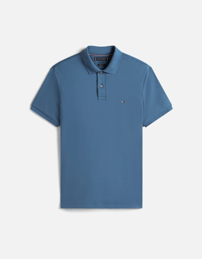 Liquid Cotton Regular Fit Mens Polo - Aegean Sea
