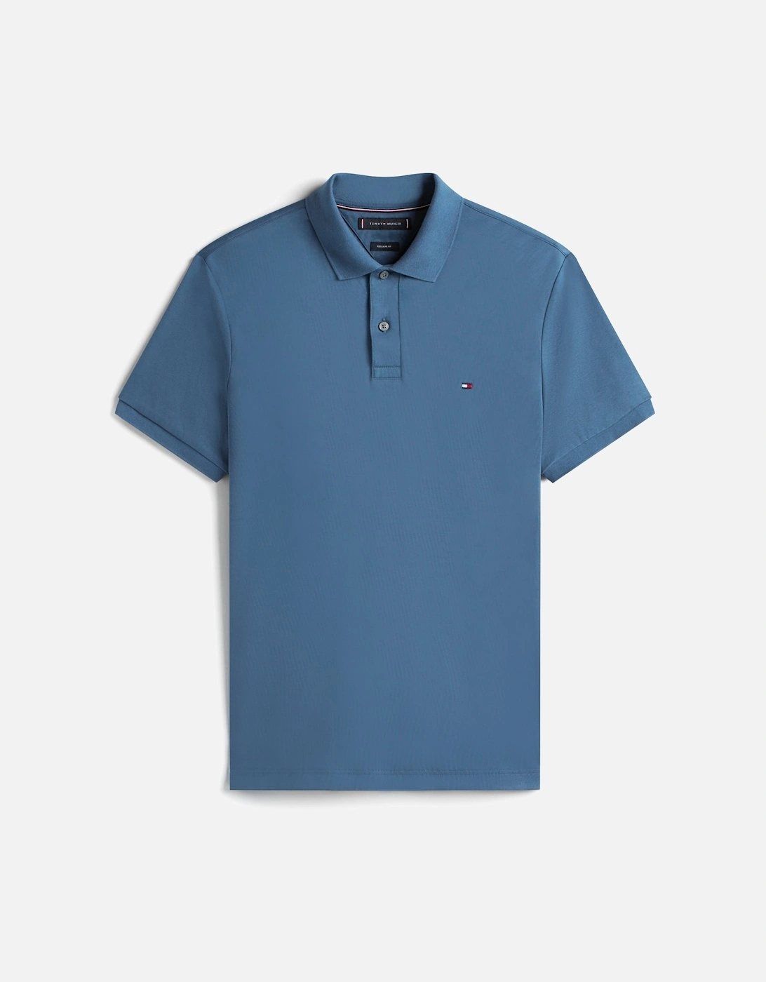 Liquid Cotton Regular Fit Mens Polo - Aegean Sea