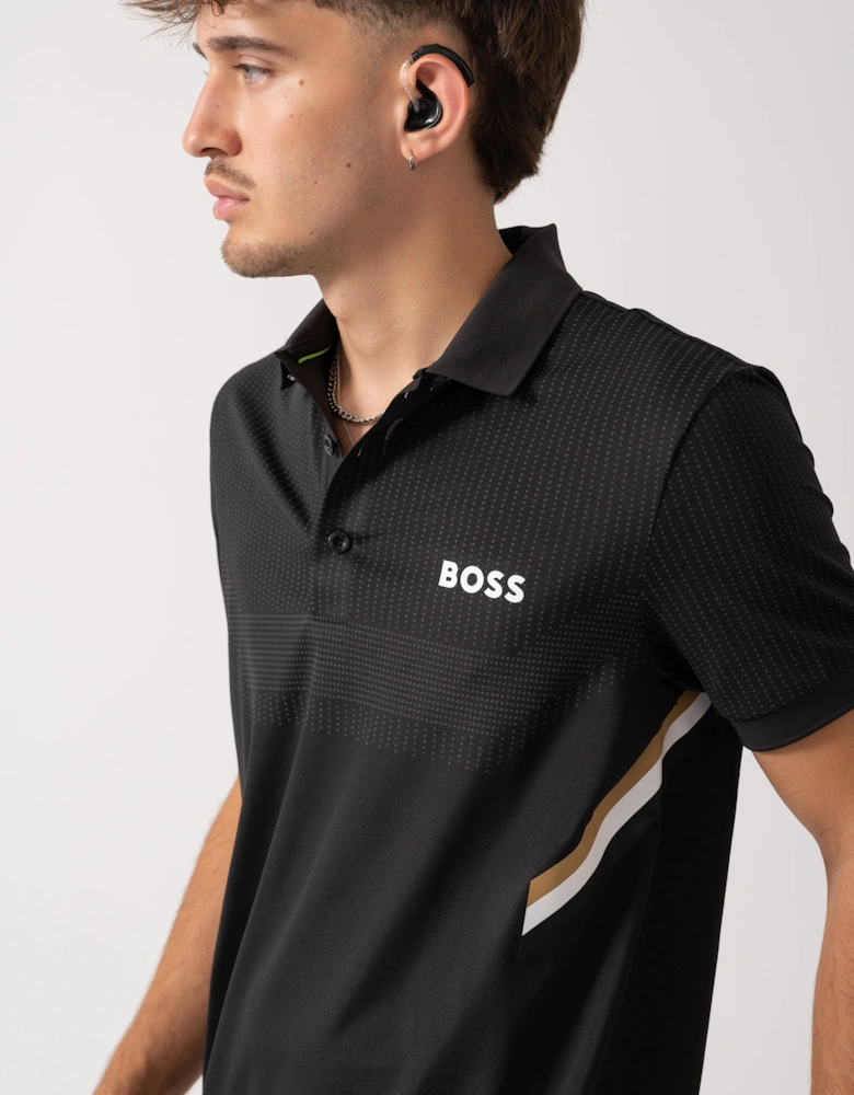 BOSS Green Paule TOC Mens Polo Shirt - Black 001